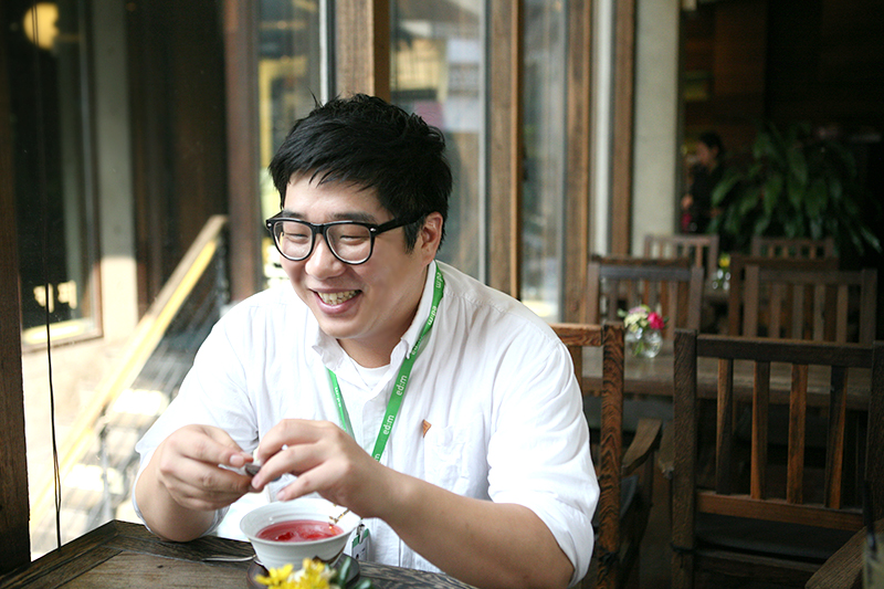 ed:m의 유일한 청일점, 개발팀 이야기